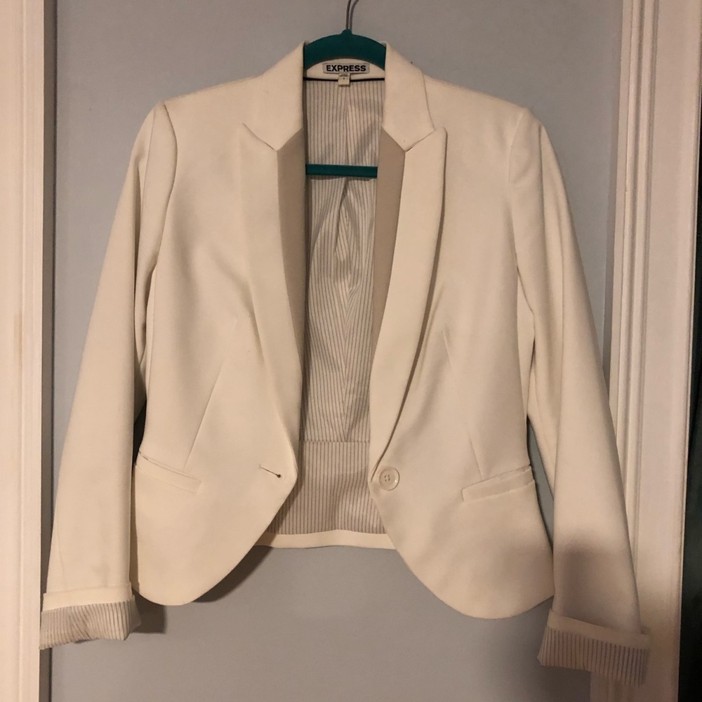 White blazer